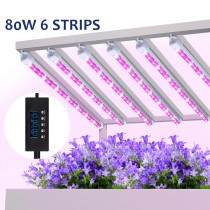 80W LED Plant Light Strips Bars 6 Strips