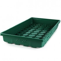 10-Pack 1020 Flat Trays Seed Starter, MIXC Plant Progagation Growing kit Grow Trays for Microgreens, Soil Blocks, Rockwool Cubes, Wheatgrass, Hydropon